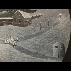 dream painting - detail: cold and alone