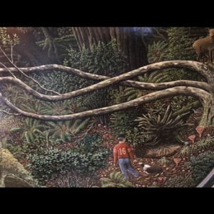 dream painting - detail: the forest of my favorite trees