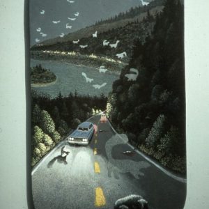 Dream Painting: Skunks Ascending